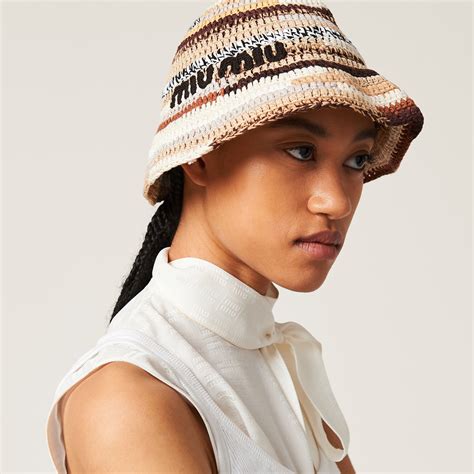 Natural Crochet Hat .